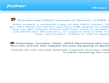 Tablet Screenshot of fatheronline.fobby.net